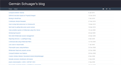 Desktop Screenshot of blog.schuager.com