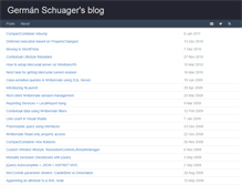 Tablet Screenshot of blog.schuager.com